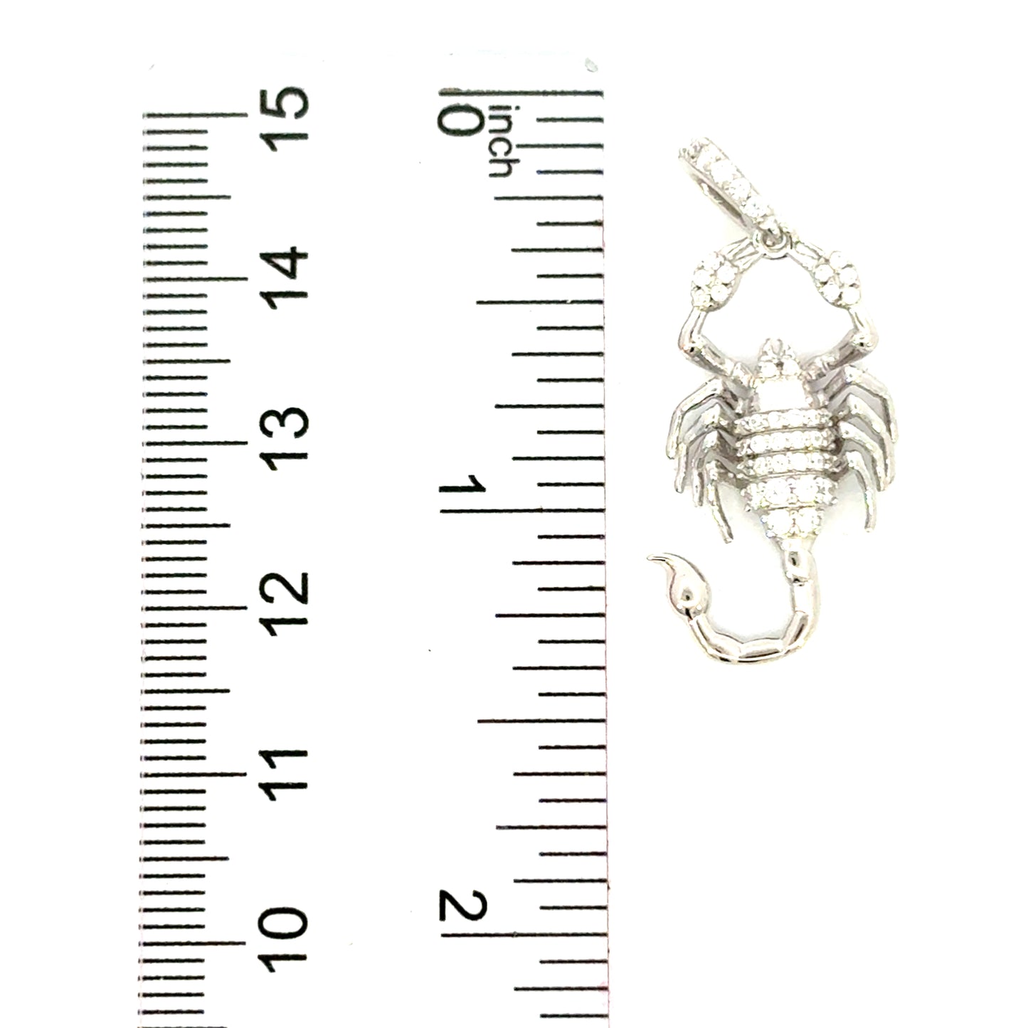 MPM-16 (Colgante de piedra cruzada de plata con moissanita)