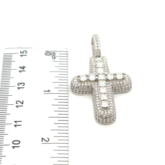 MPM-31 (Moissanite Silver Cross Pendant)