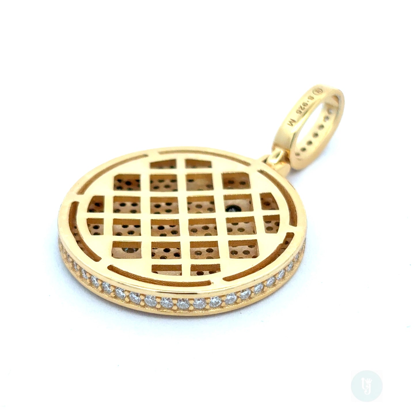 MP-38 (Moissanite Yin Yang ☯  Pendant)