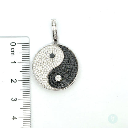 MP-38 (Moissanite Yin Yang ☯  Pendant)