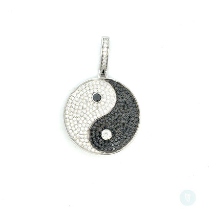 MP-38 (Moissanite Yin Yang ☯  Pendant)