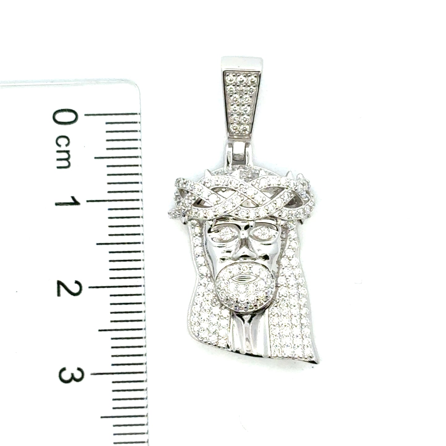 MPM-42 (Moissanite Jesus Head Pendant)
