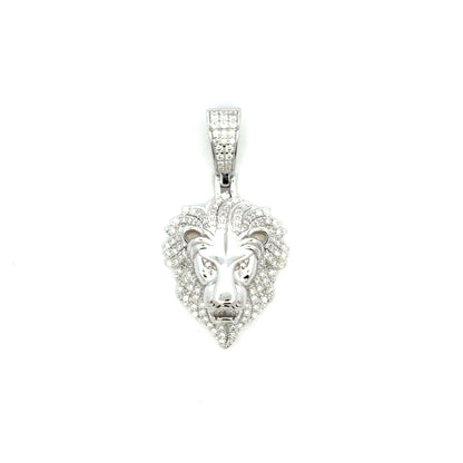 MP-43 (Moissanite Silver Lion-Head Pendant)