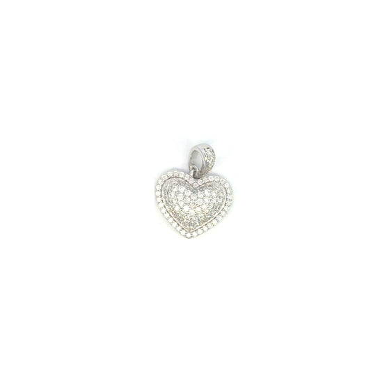 MPM-49 (Moissanite Silver Heart Pendant)