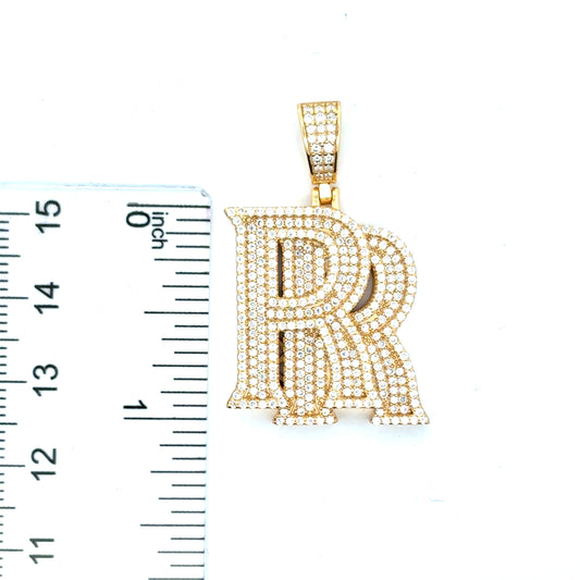 MPM-52 (Moissanite R's Silver Pendant)