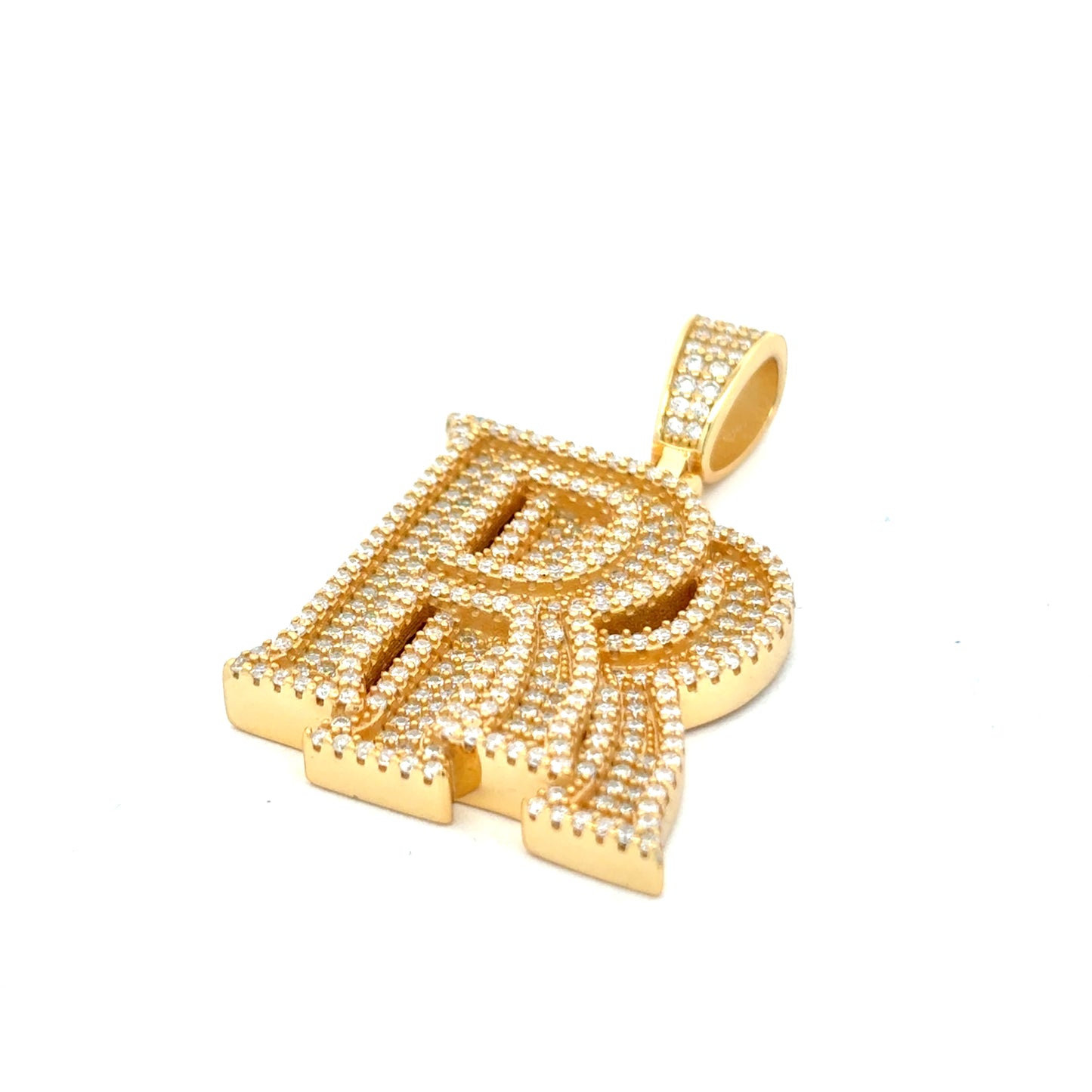 MP-52 (Moissanite R's Silver Pendant)