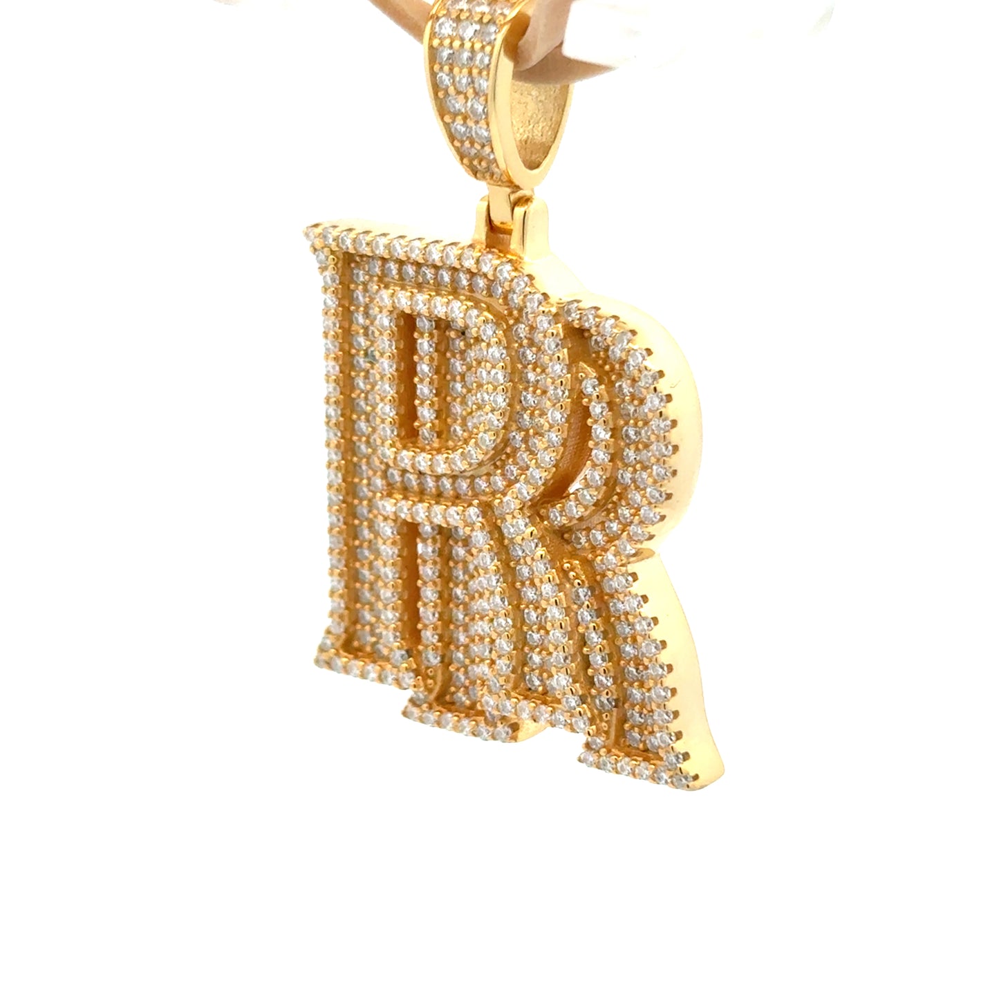 MP-52 (Moissanite R's Silver Pendant)
