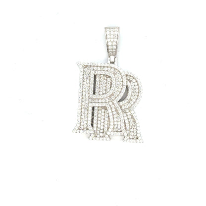 MP-52 (Moissanite R's Silver Pendant)
