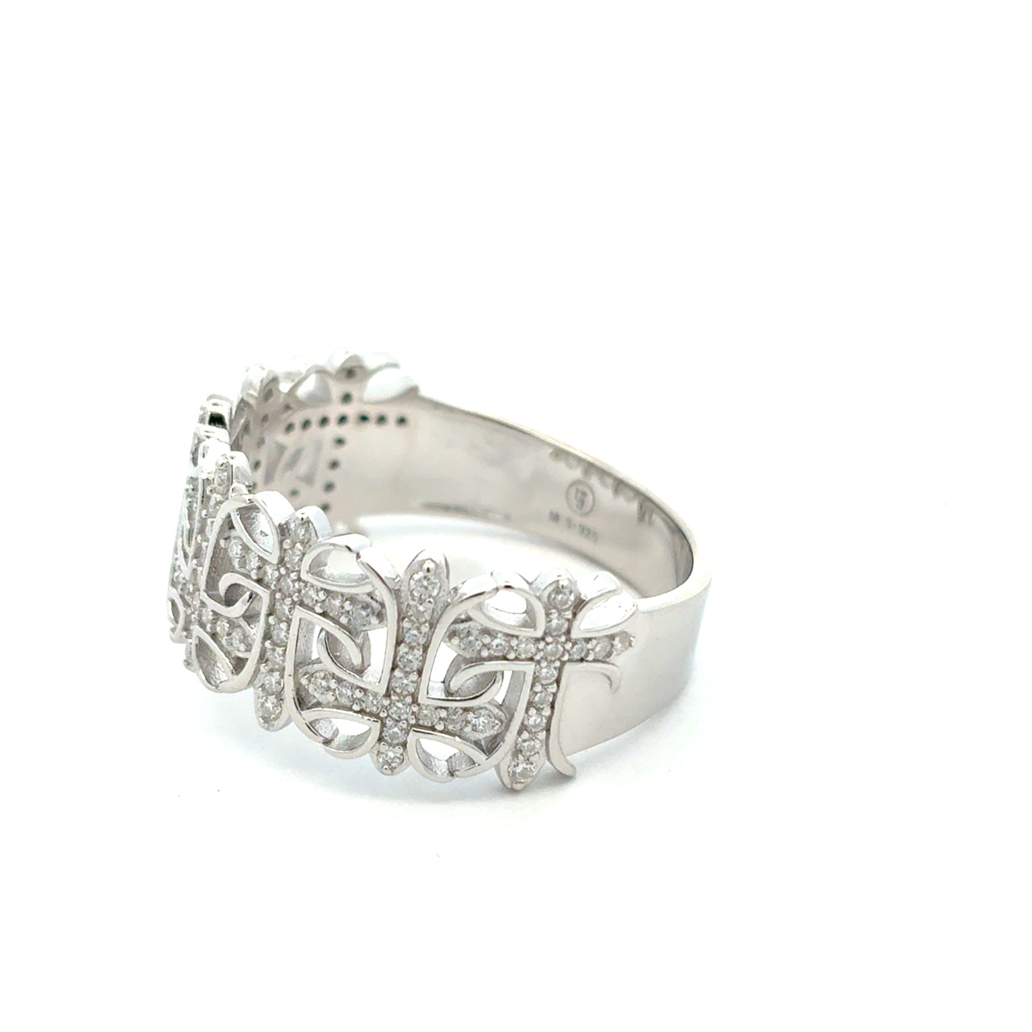 MRM-04 (Moissanite Cross-Links Ring)