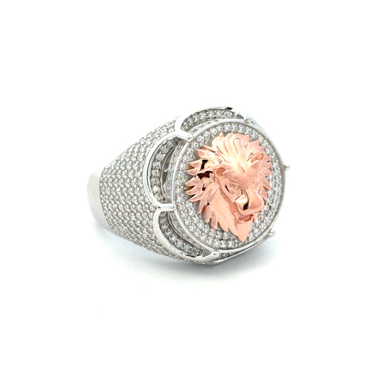 MRM-2 (Anillo de piedra moissanita para hombre)