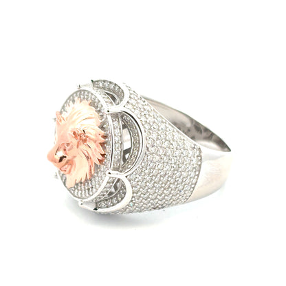 MRM-2 (Anillo de piedra moissanita para hombre)