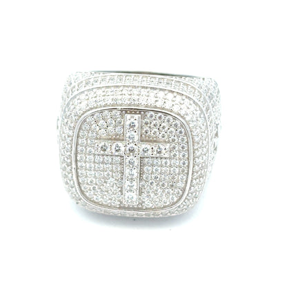 MRM-2 (Anillo de piedra moissanita para hombre)