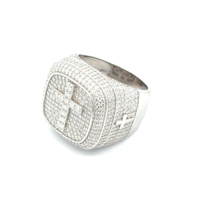 MRM-2 (Anillo de piedra moissanita para hombre)
