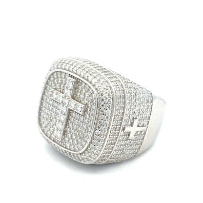 MRM-2 (Anillo de piedra moissanita para hombre)