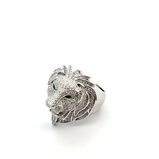 MRM-10 (Moissanite Lion Head Ring)