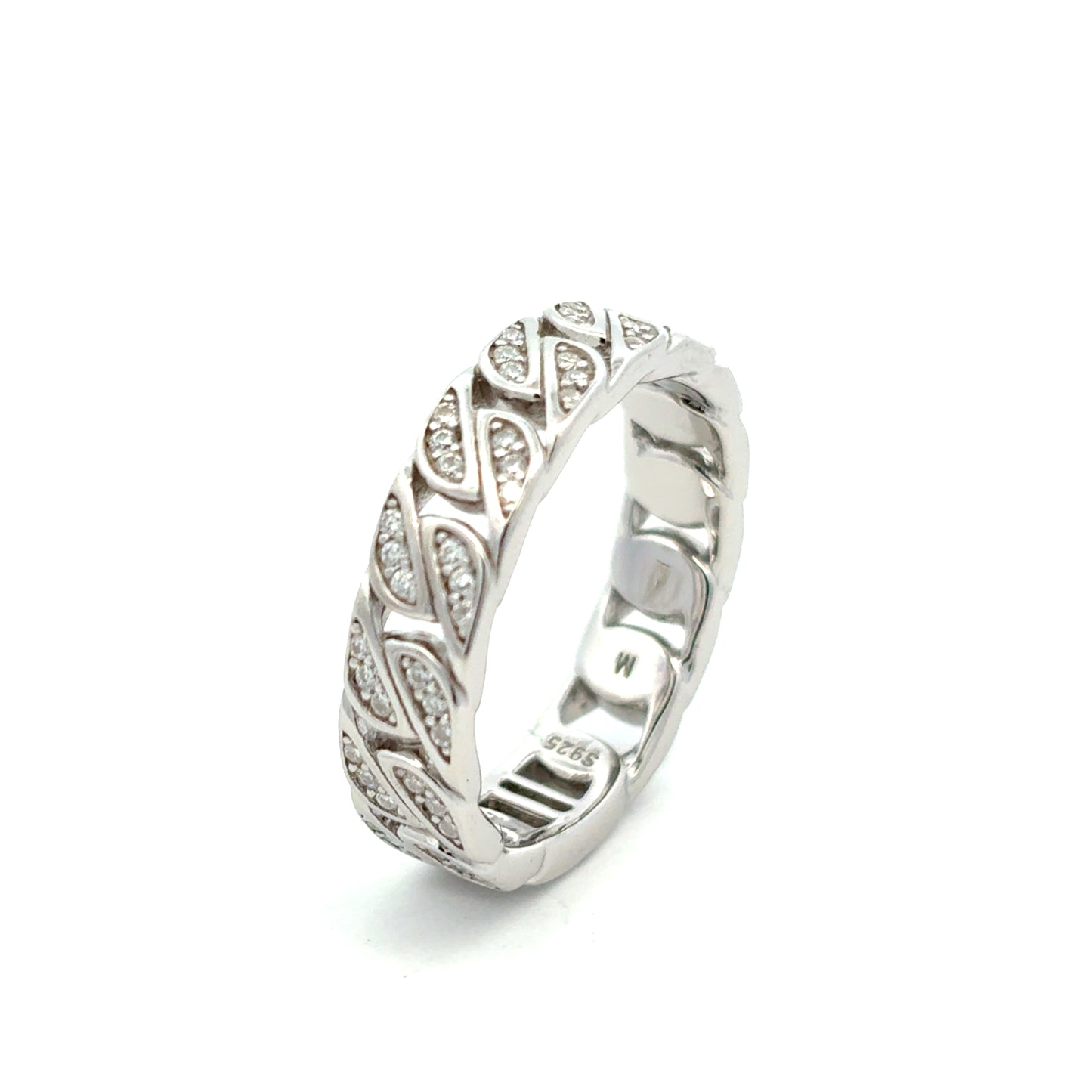 MRM-2 (Anillo de piedra moissanita para hombre)