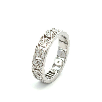 MRM-2 (Anillo de piedra moissanita para hombre)