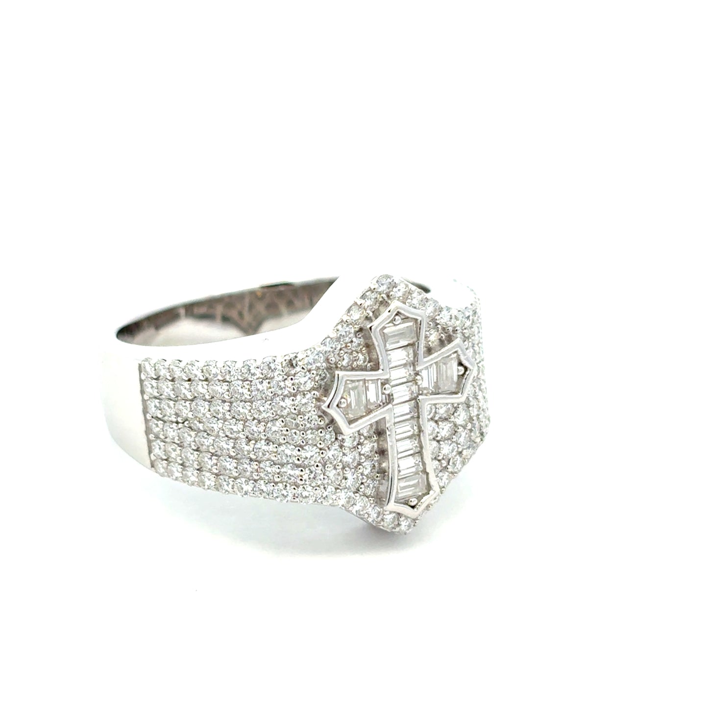 MRM-2 (Anillo de piedra moissanita para hombre)