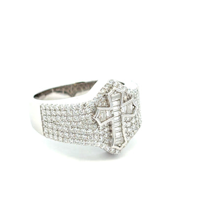 MRM-2 (Anillo de piedra moissanita para hombre)