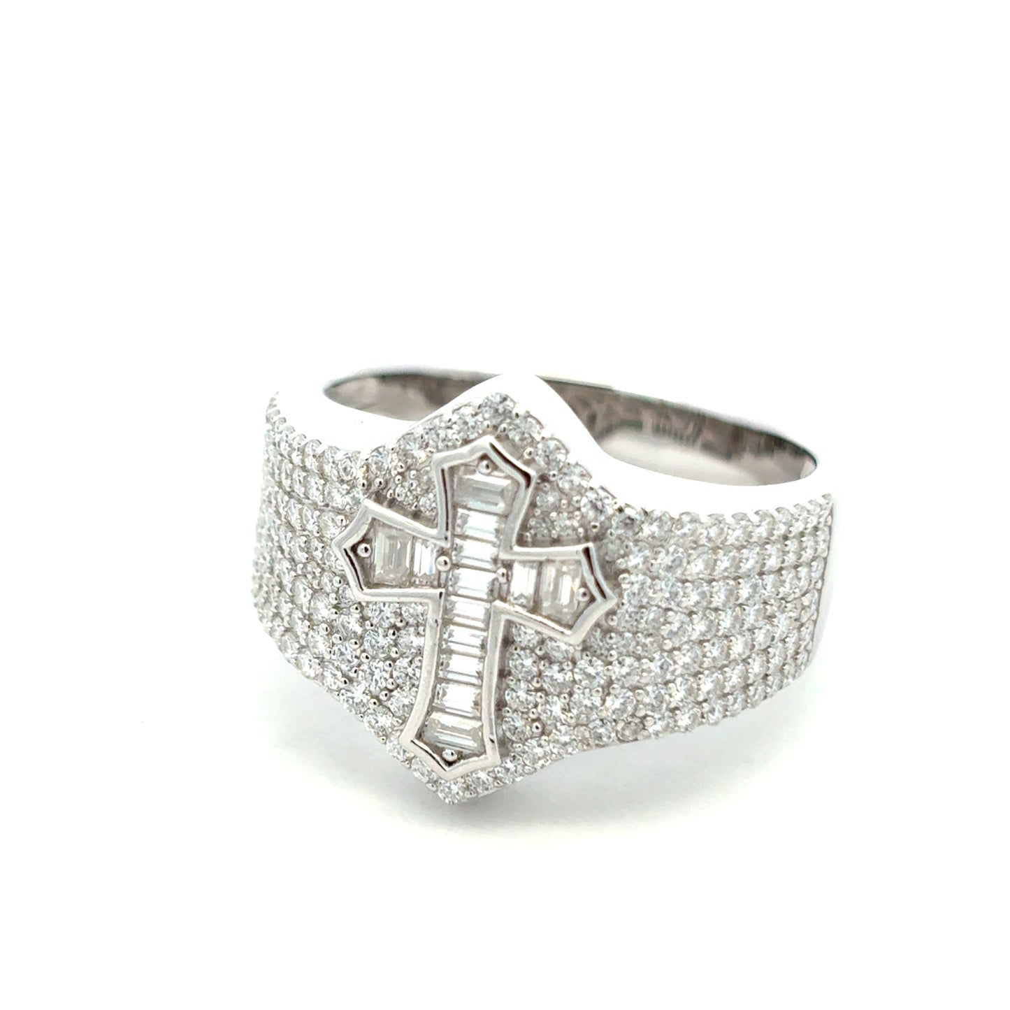 MRM-2 (Anillo de piedra moissanita para hombre)