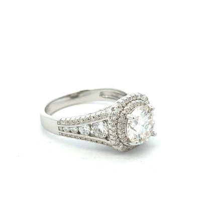 MRW-22 (Anillo de piedra moissanita)