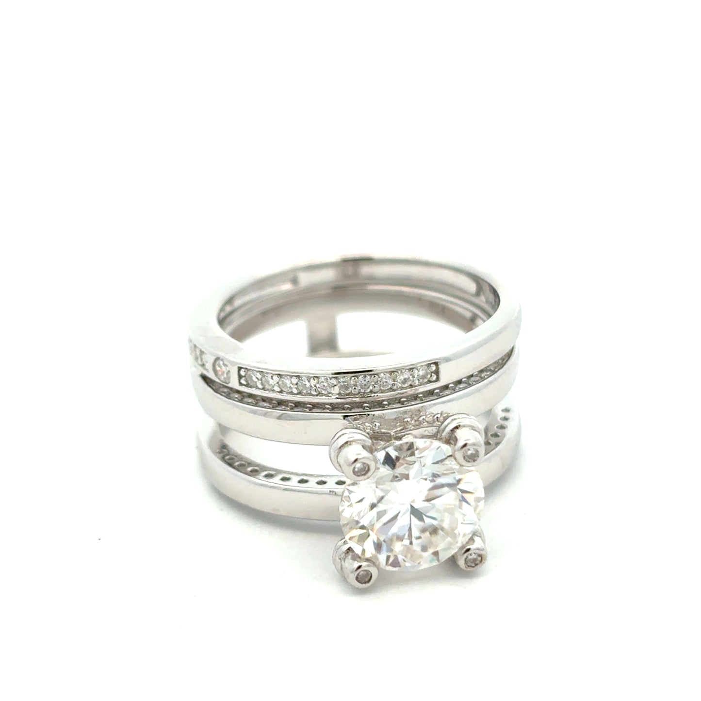 MRW-22 (Anillo de piedra moissanita)