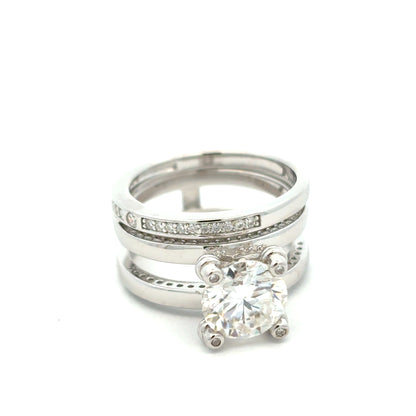 MRW-22 (Anillo de piedra moissanita)