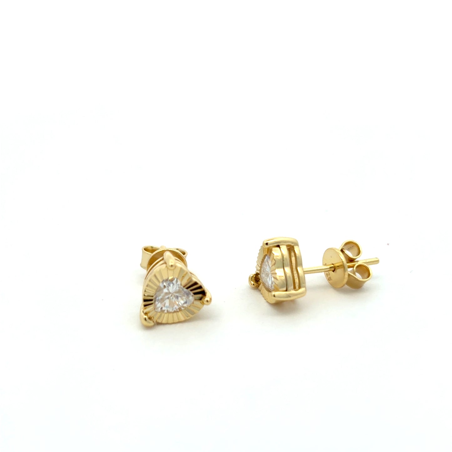 MEW-719 * push back (Moissanite Stone Earring)