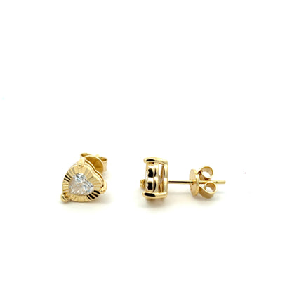 MEW-719 * push back (Moissanite Stone Earring)