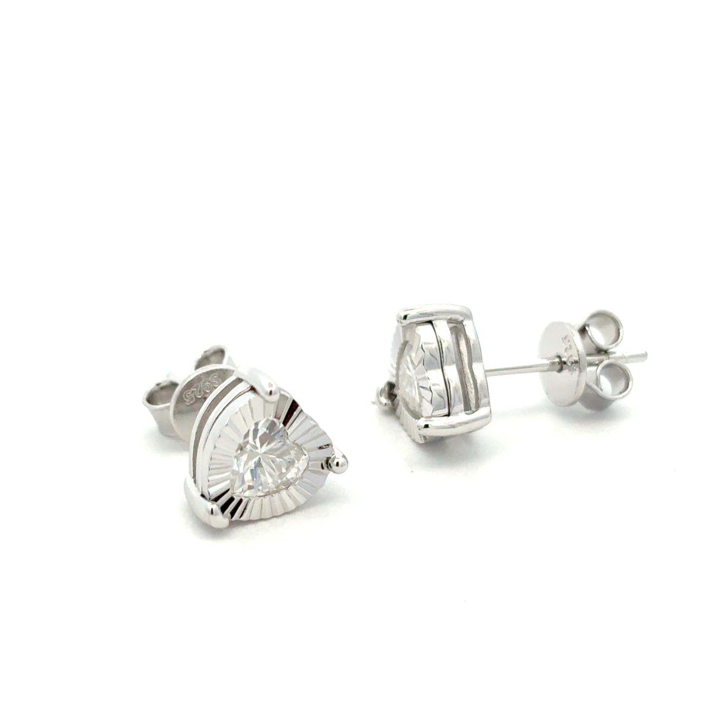 MEW-719 * push back (Moissanite Stone Earring)