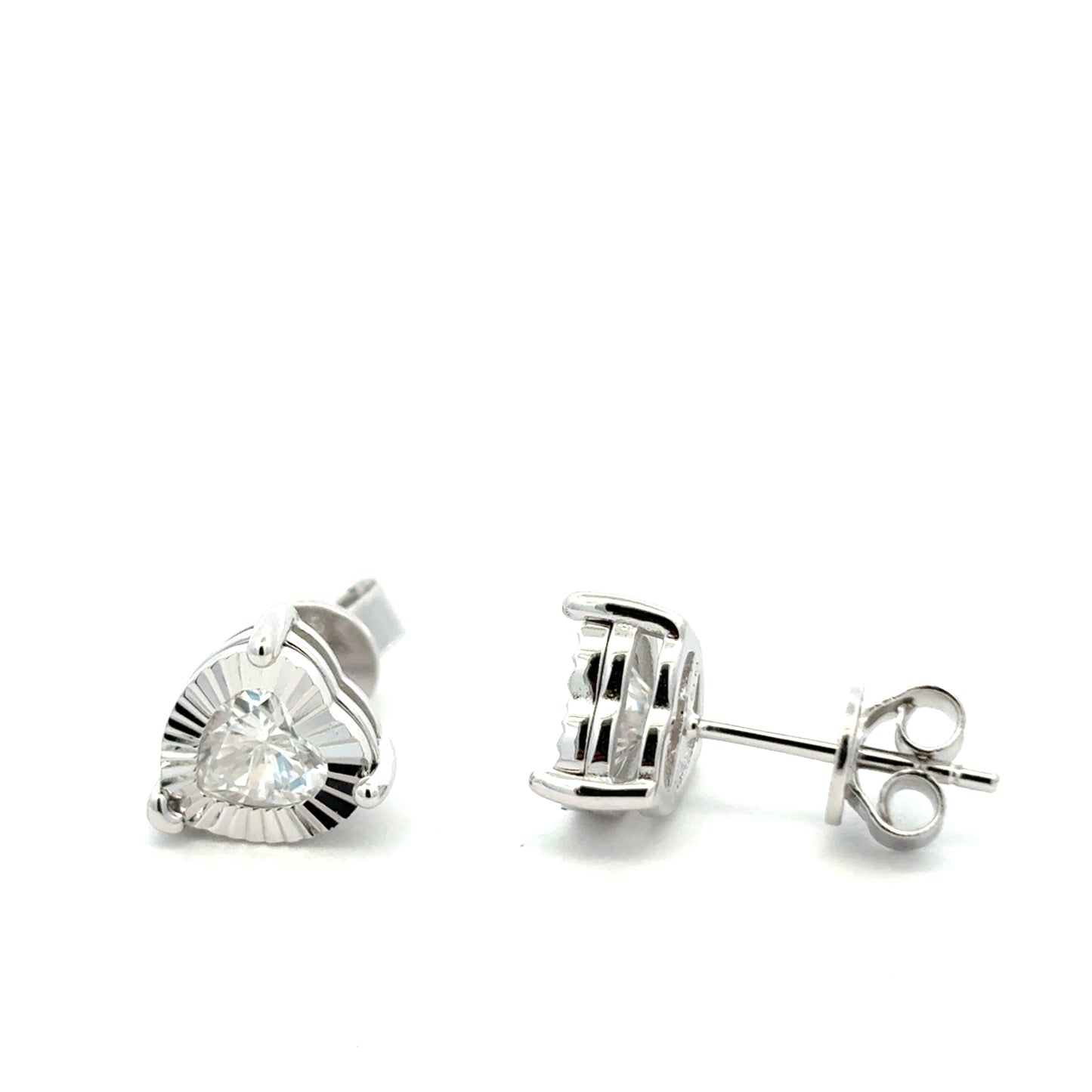 MEW-719 * push back (Moissanite Stone Earring)