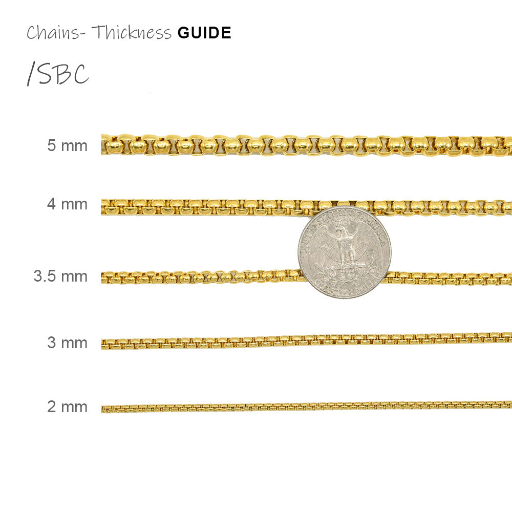 Stainless Steel Box Chain 5mm