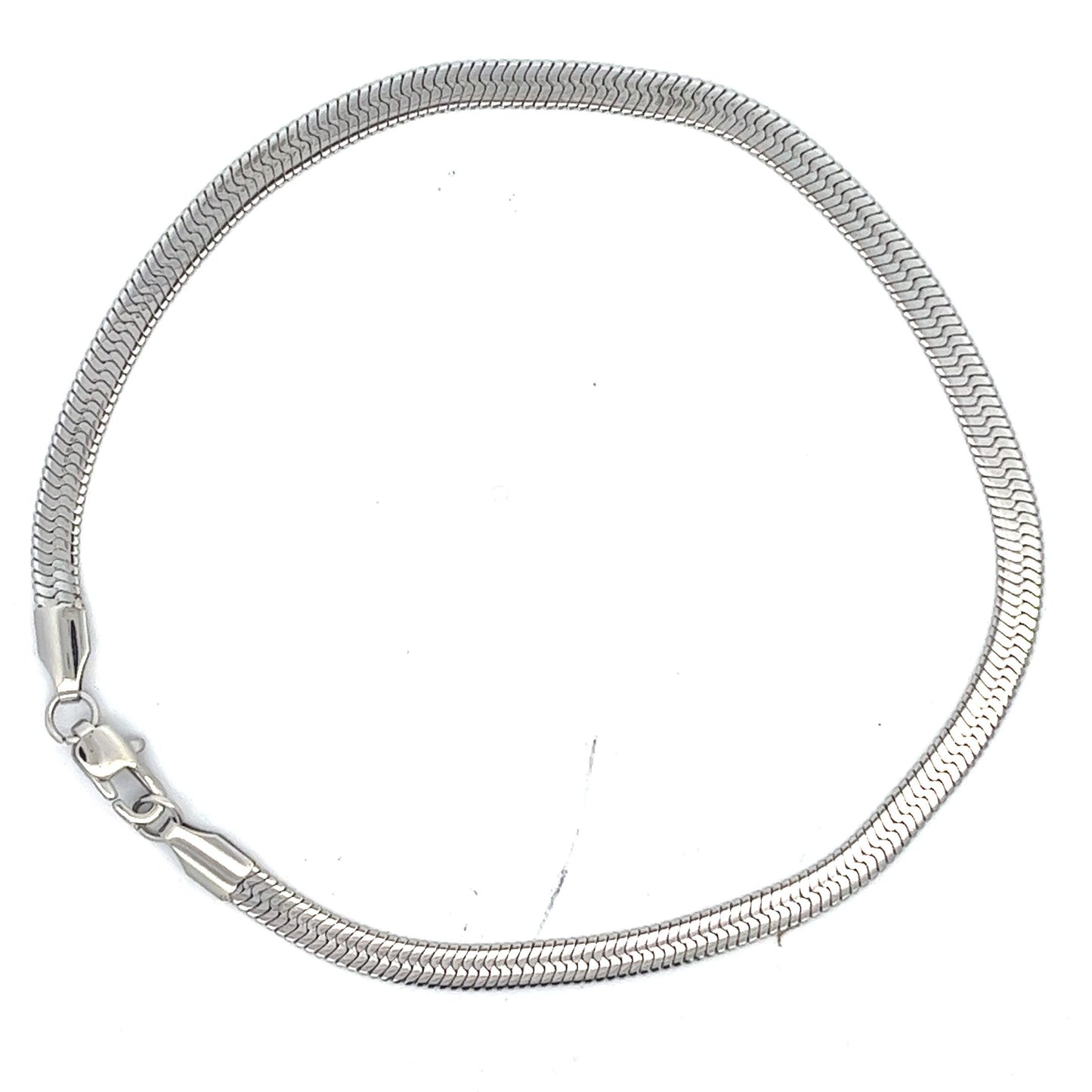 4mm Unisex Stainless Steel Herringbone Chain