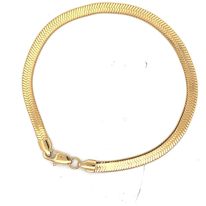5mm Unisex Stainless Steel Herringbone Chain