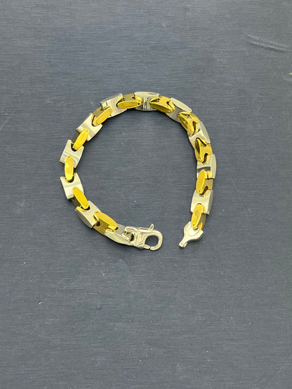 Cadena de eslabones entrelazados de acero inoxidable de 9 mm en oferta