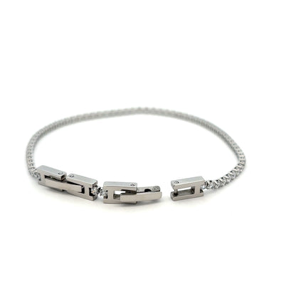 SST-2 (Stainless Steel Tennis Bracelet)