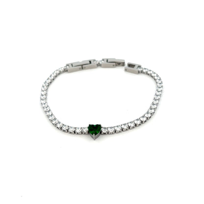 SST-4 (Stainless Steel Tennis Bracelet)*