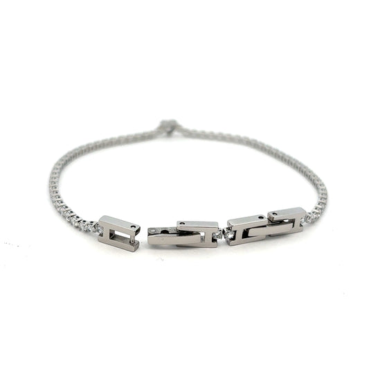 SST-6 (Stainless Steel Tennis Bracelet)