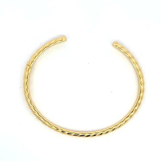 STBGW-225 (Twisted Flat Rope Wire Bangle)