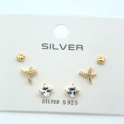 STEW-2477 * (Silver Earrings)
