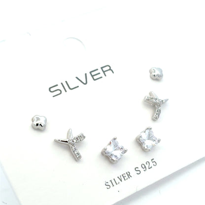 STEW-2477 * (Silver Earrings)