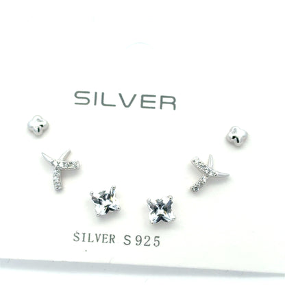 STEW-2477 * (Silver Earrings)