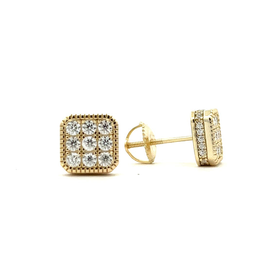 STMEM-14 Moissanite Stone Earring