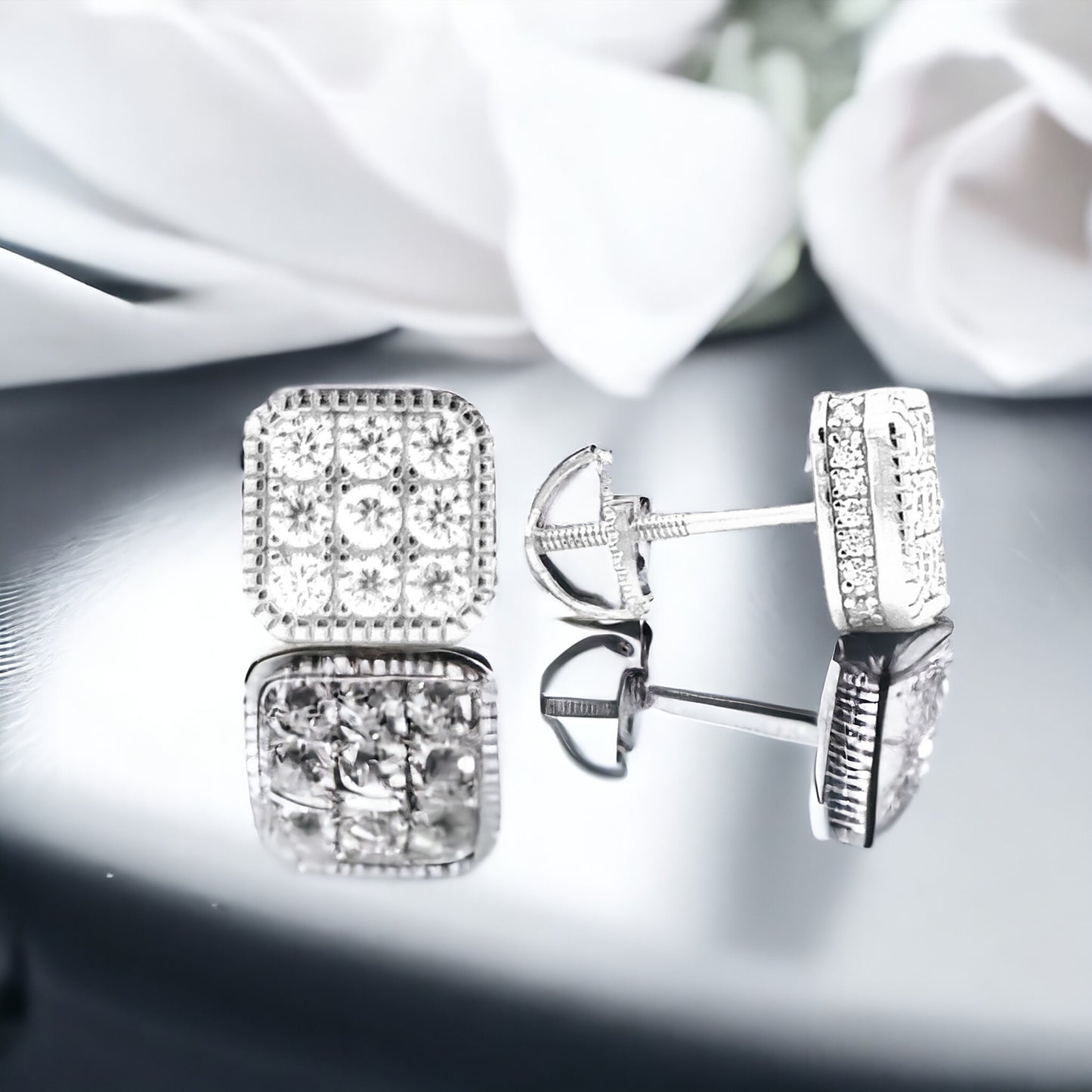 MEM-14 (Moissanite Stone Earring)