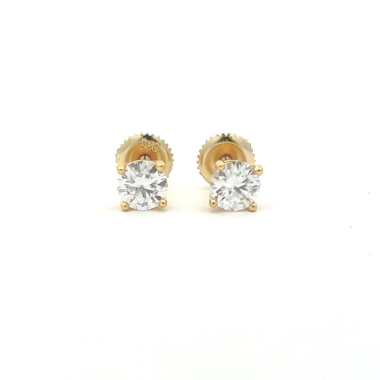 STMEM-17 5mm Moissanite Stone Earring