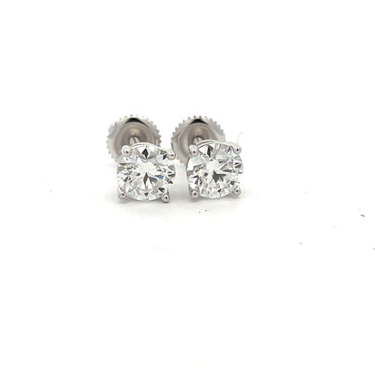 MEM-18 (6mm Moissanite Stone Earring)