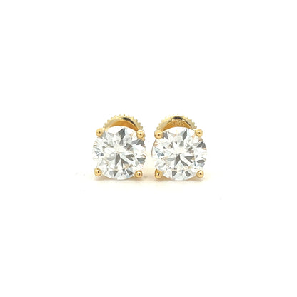 MEM-19 (7mm Moissanite Stone Earring)