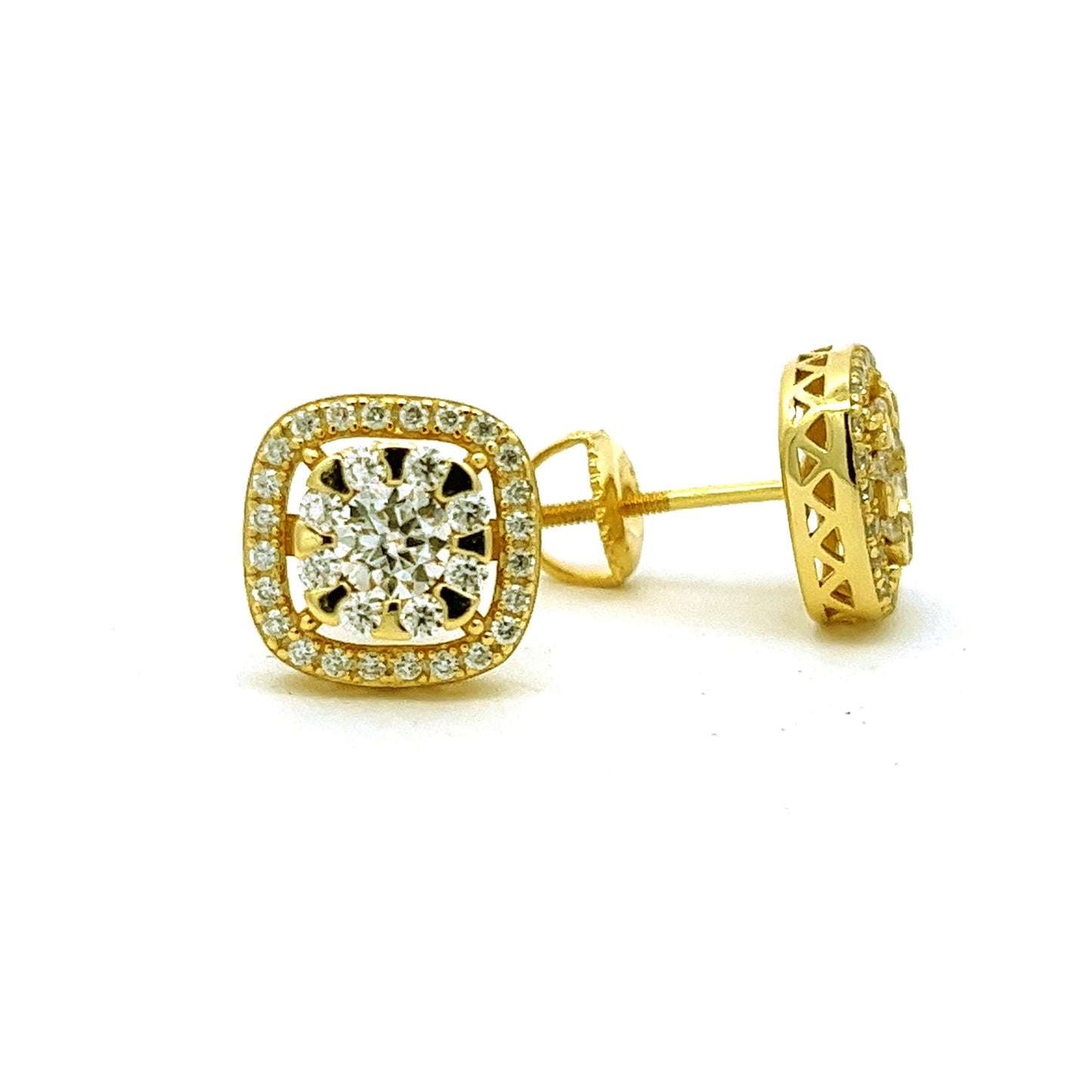 MEM-25 (Moissanite Stone Earring)