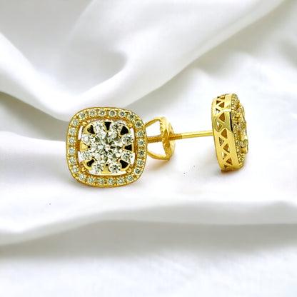 MEM-25 (Moissanite Stone Earring)