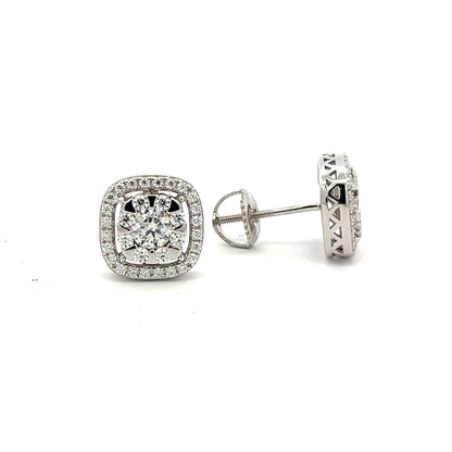 MEM-25 (Moissanite Stone Earring)